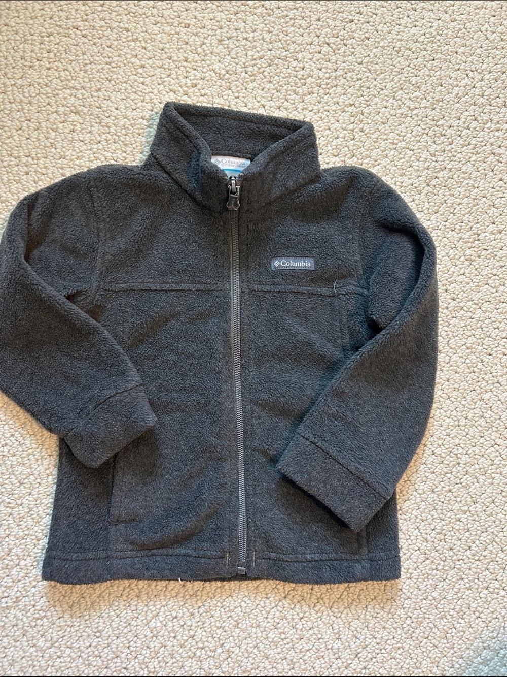 Columbia Kids Black Full-Zip Fleece Jacket